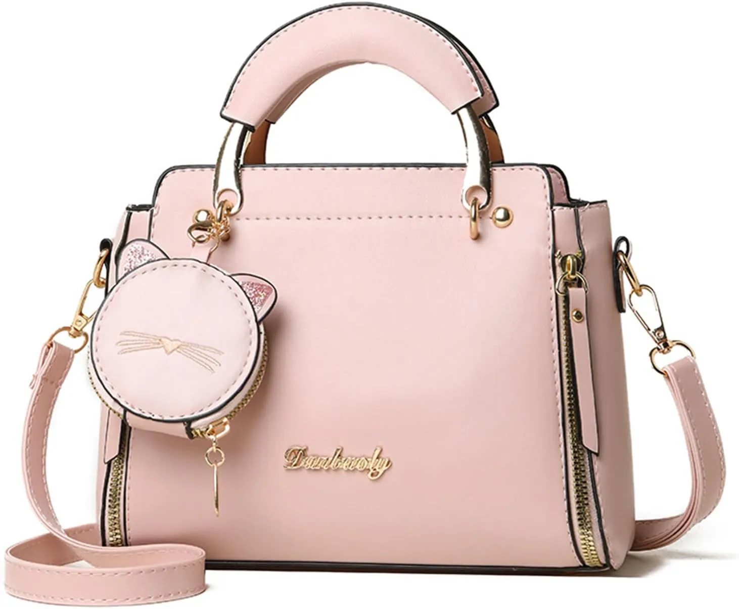 Small Top Handle Purse for Women Stylish Crossbody Bag Handbags Elegant Shoulder Bag with Adjustable Strap