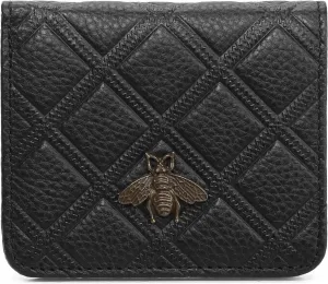 Small Wallet Women Compact RFID Blocking Credit Card Holder Bifold Genuine Leather Wallets with Zipper Coin Pocket