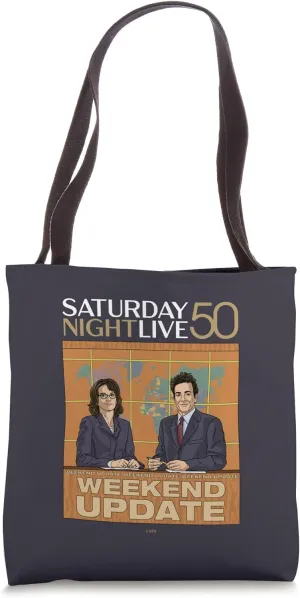 SNL Weekend Update Tina and Jimmy Tote Bag