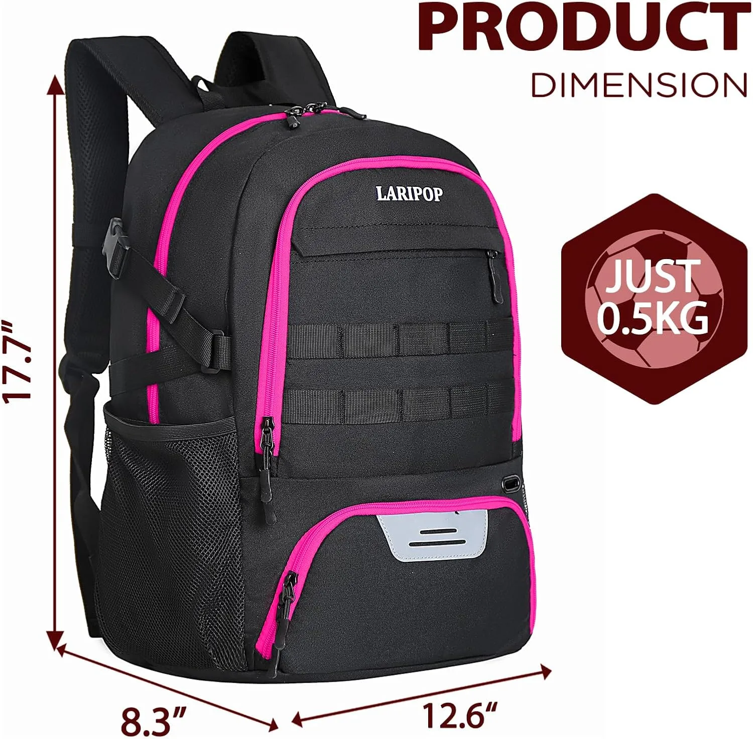 Soccer Backpack,Basketball Backpack for Basketball Accessories Training Equipment Fits Volleyball,Soccer,Sports Gifts