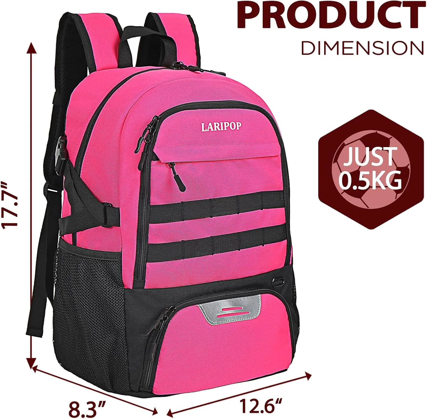Soccer Backpack,Basketball Backpack for Basketball Accessories Training Equipment Fits Volleyball,Soccer,Sports Gifts