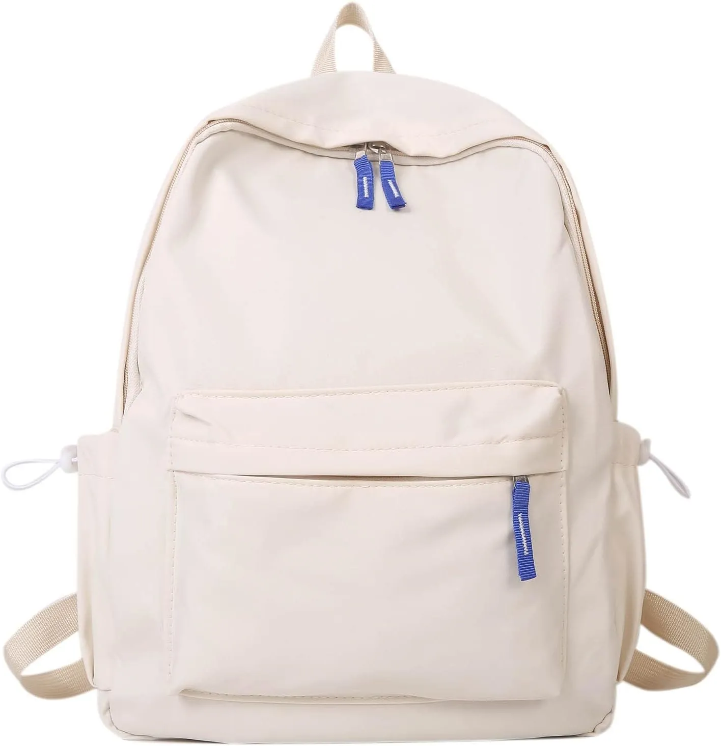 Soft Leather Purses for Women Waterproof Stylish Daypack Purses Shoulder Bags Outdoor Travel Backpack for Girls(White)