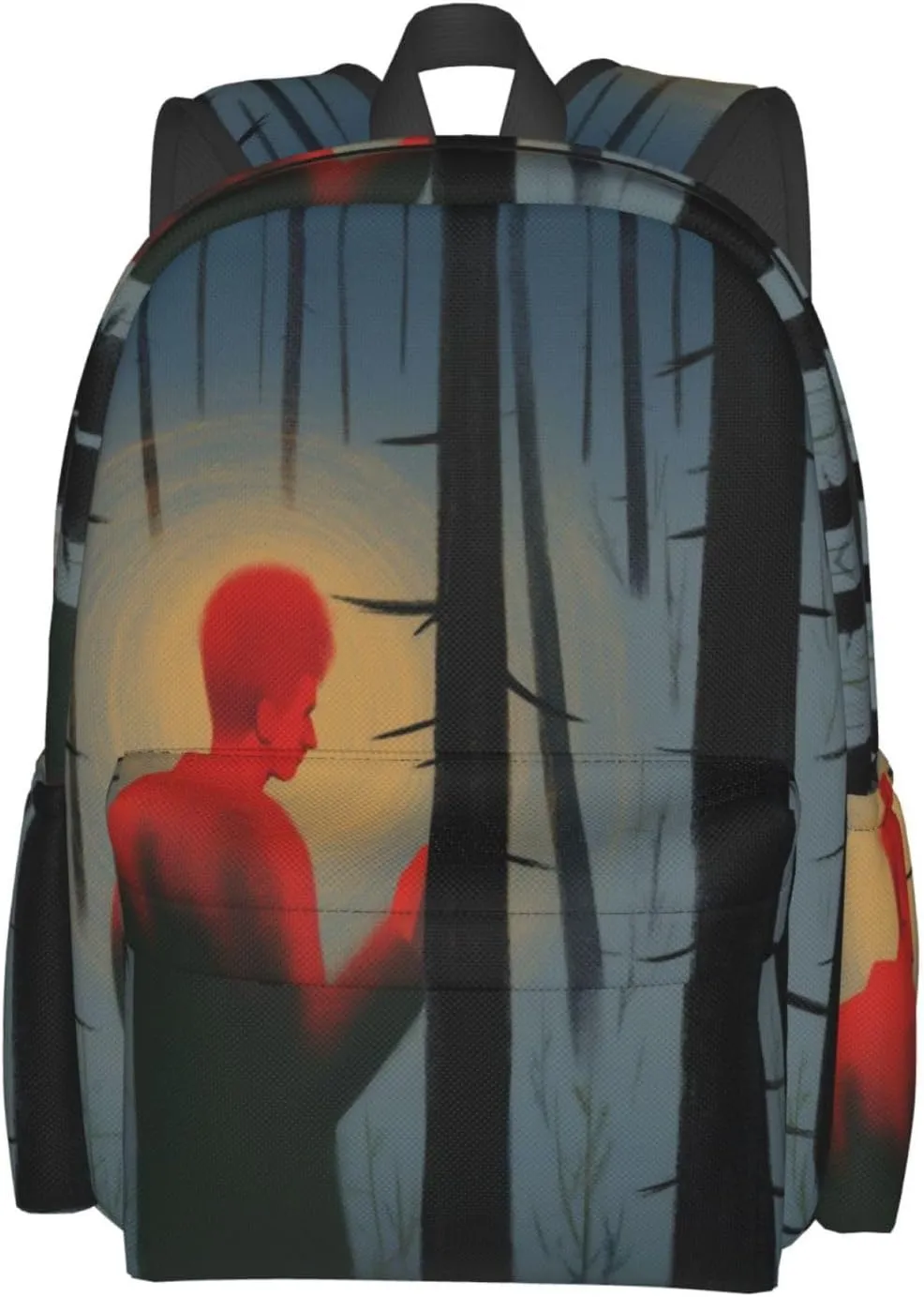 Solitary Forest Backpack Bookbag Waterproof Backpacks for Women Men Travel Backpack Laptop Backpacks Daypack Shoulder Bag