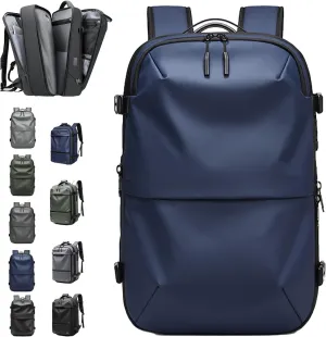 Spacevac Pro Backpack, Space Vac Bags, Spacevac Travel Vacuum Backpacks, 60l Expandable Backpack with Vacuum Compression, Water Resistant, Anti Theft (Prestige-Blue)
