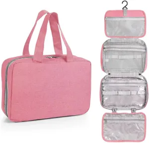 Spark Living-Travel Toiletry Bag for Women – Stylish, Lightweight, and Waterproof Makeup Organizer for Vacations, Work Trips & Daily Use
