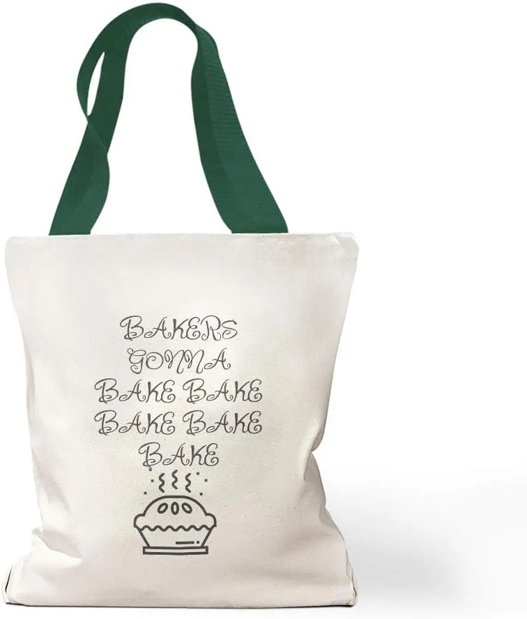Speedy Pros Canvas Tote Bag for Women Bakers Going to Bake Hobbies Baking Beach Bags for Women
