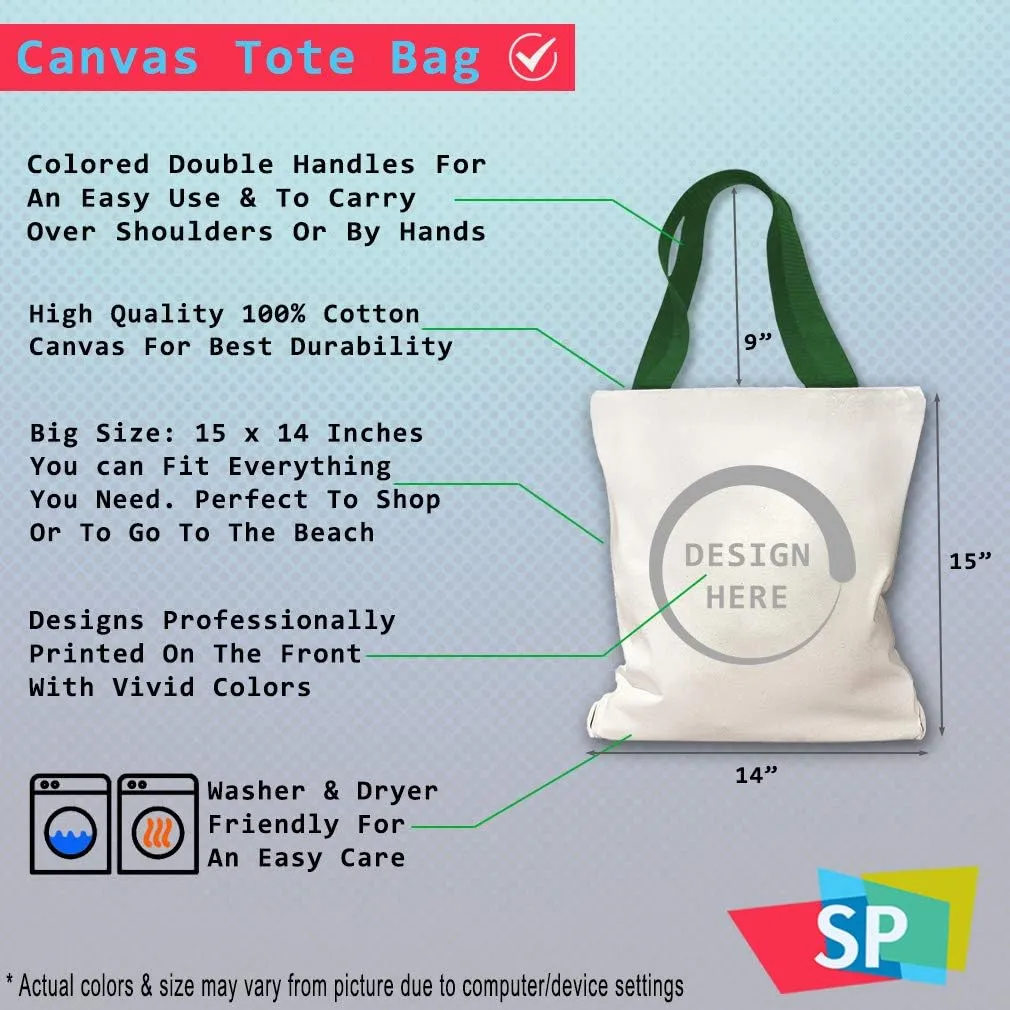 Speedy Pros Canvas Tote Bag for Women Bakers Going to Bake Hobbies Baking Beach Bags for Women