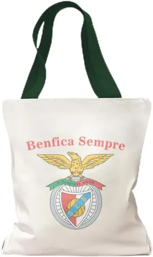Speedy Pros Canvas Tote Bag for Women Benfica Sempre Always Beneficial Beach Bags for Women