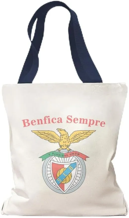 Speedy Pros Canvas Tote Bag for Women Benfica Sempre Always Beneficial Beach Bags for Women