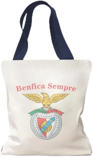 Speedy Pros Canvas Tote Bag for Women Benfica Sempre Always Beneficial Beach Bags for Women