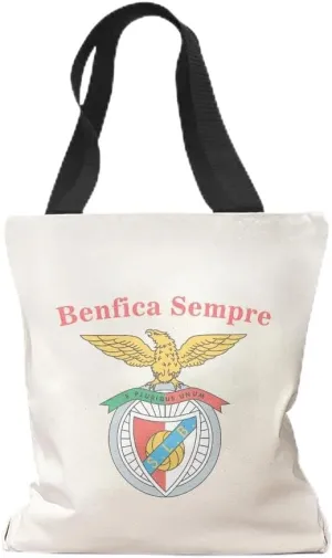 Speedy Pros Canvas Tote Bag for Women Benfica Sempre Always Beneficial Beach Bags for Women