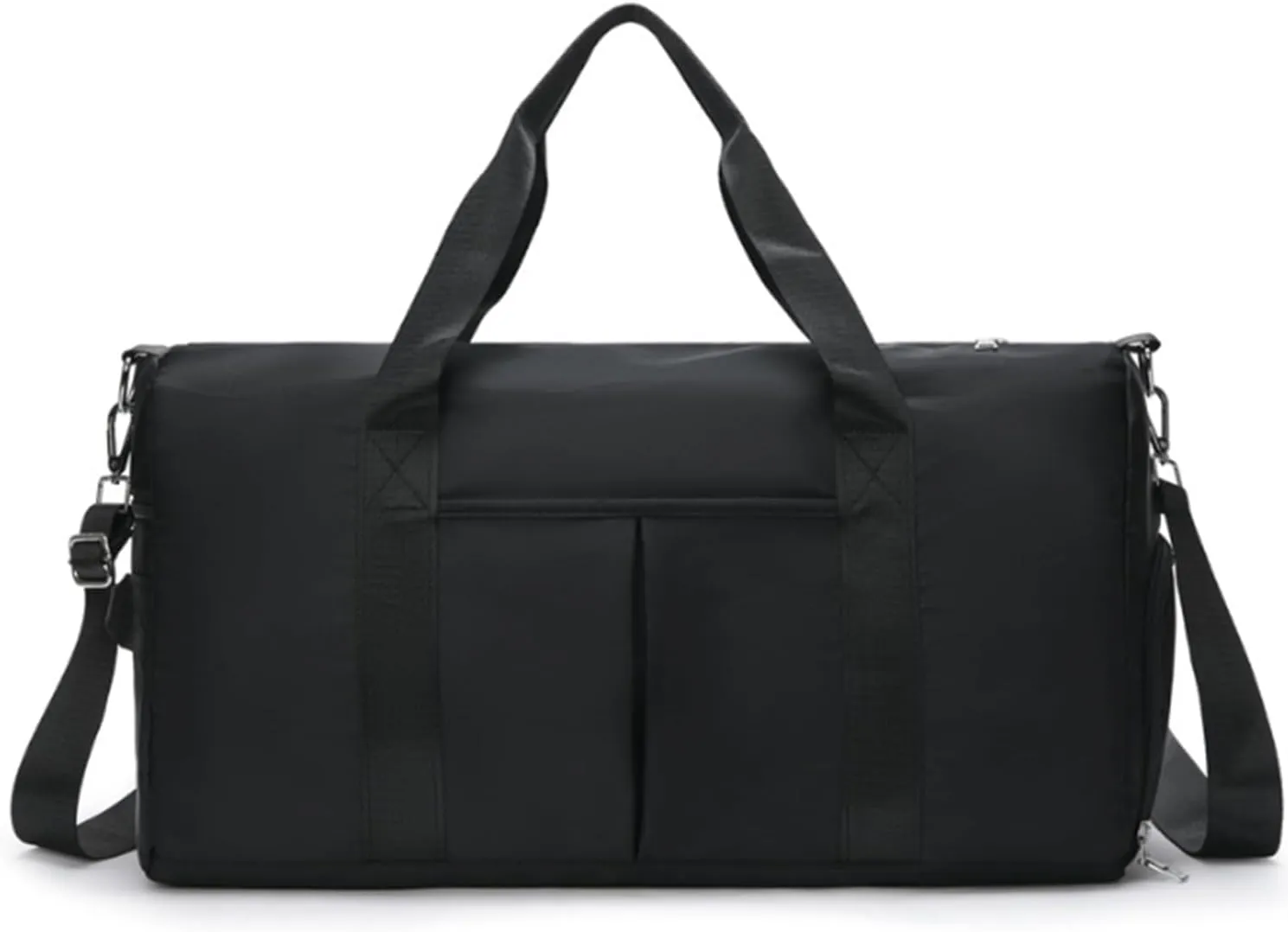 Sports Duffel Bags Gym Tote Bags Travel Golf Duffel Traveling Waterproof Weekend Bags with Shoes for Women Men (Black)