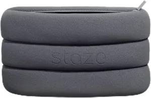 Staze Bag - Waterproof, Neoprene Pouch with Carbon Filter, Zipper Closure Stylish Pouch for Travel & Storage (Slate, 10.5” x 7”)