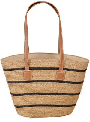 Straw Bags for Women 2025 Summer Purses Beach Straw Crossbody Handmade Shoulder Travel Woven Totes Bag Women's Handbag