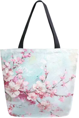 Stylish Cute Pattern Extra Large Shoulder Tote Bag for Beach Travel Weekender Gym Grocery Shopping