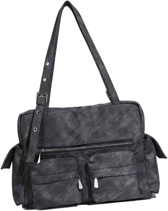 Stylish Underarm Bag for Women and Girls Portable Large Capacity Shoulder Bags PU Leather Handbag for Autumn Winter