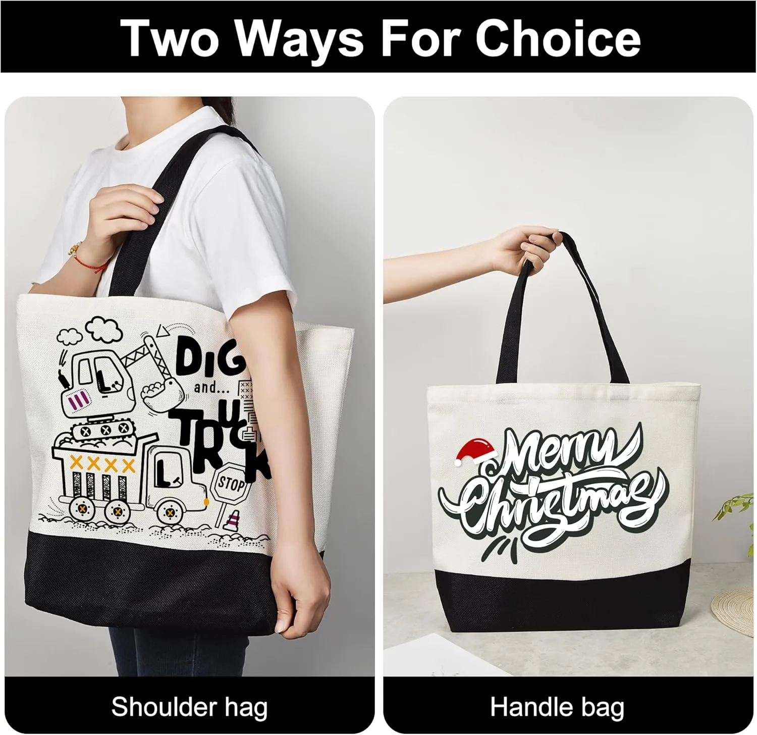 Sublimation Tote Bags Blanks Bulk, Polyester Tote bag for Sublimation, Reusable Widened Washable Canvas Bags for DIY Craft