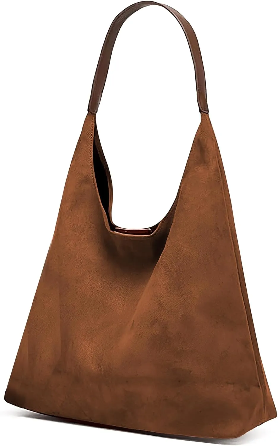 Suede Hobo Tote Bag for Women – Stylish Slouchy Handbag, Leather Work Bag, Women’s Handbags, Hobo Tote Bag for Travel&Office