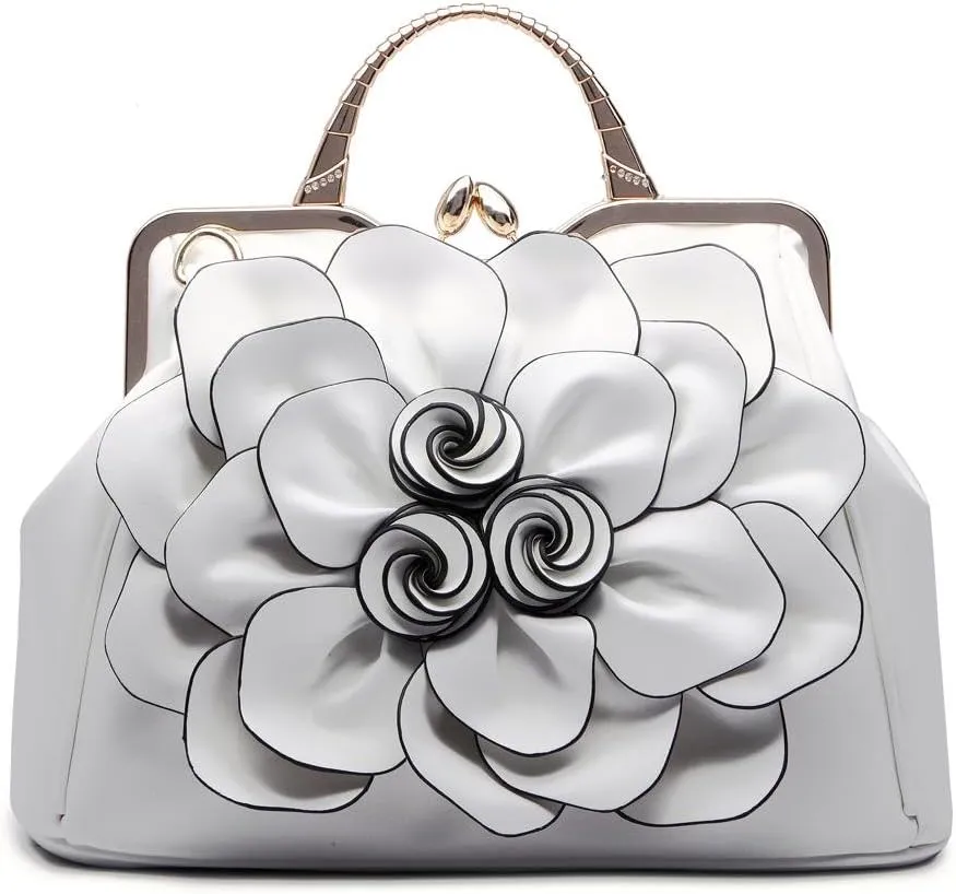 SUNROLAN Women's Evening Clutches Handbags Formal Party Wallets Wedding Purses Wristlets Ethnic Totes Satchel