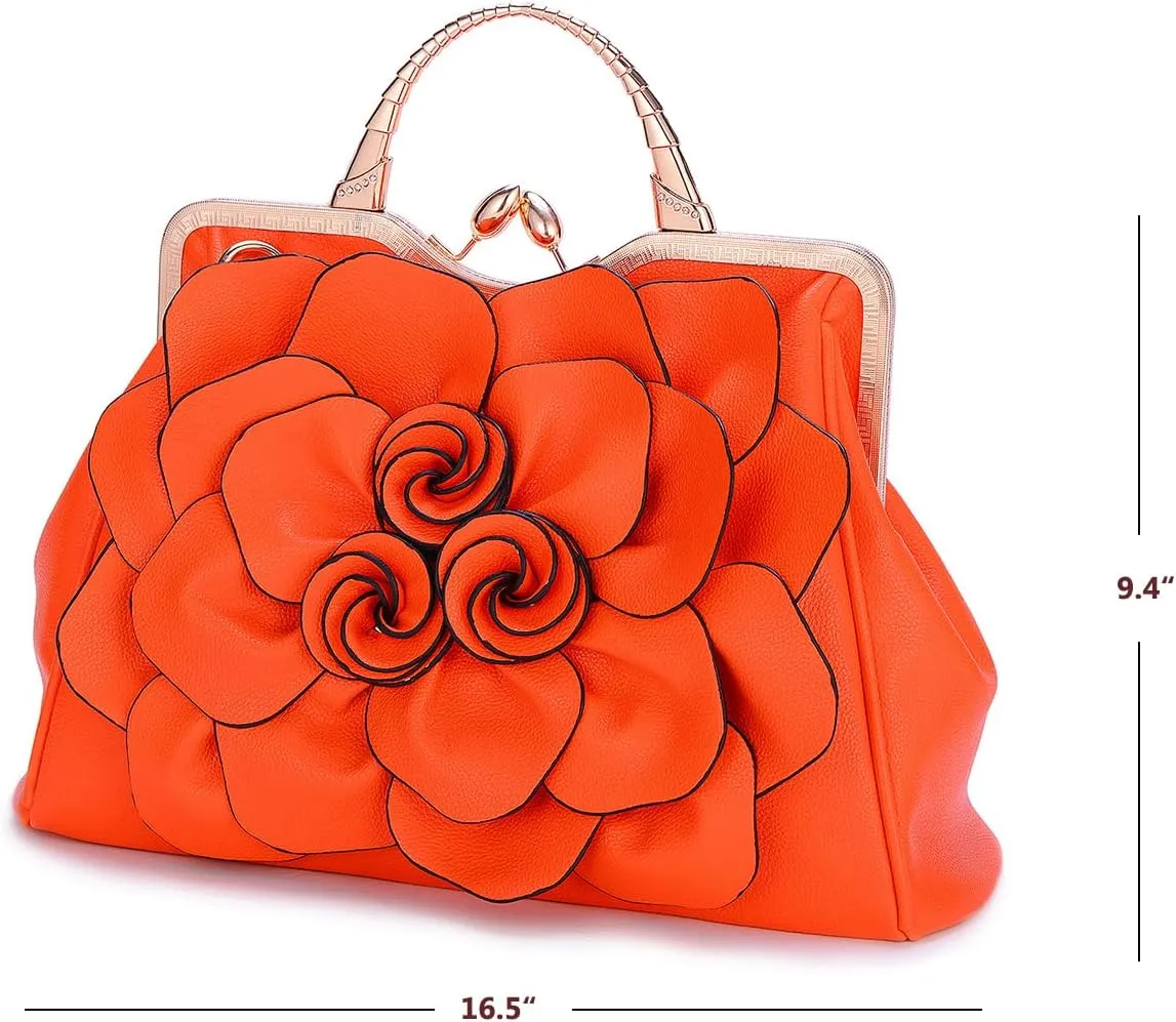 SUNROLAN Women's Evening Clutches Handbags Formal Party Wallets Wedding Purses Wristlets Ethnic Totes Satchel