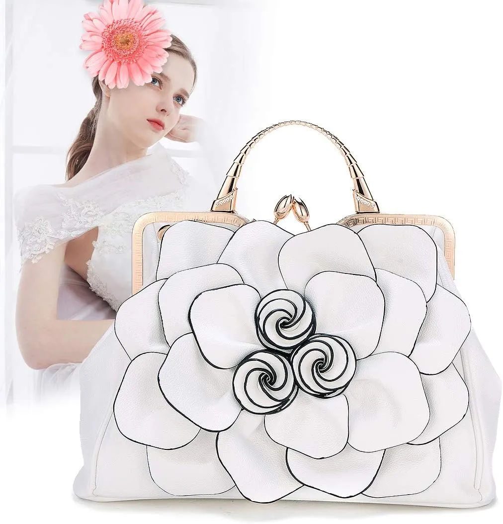 SUNROLAN Women's Evening Clutches Handbags Formal Party Wallets Wedding Purses Wristlets Ethnic Totes Satchel