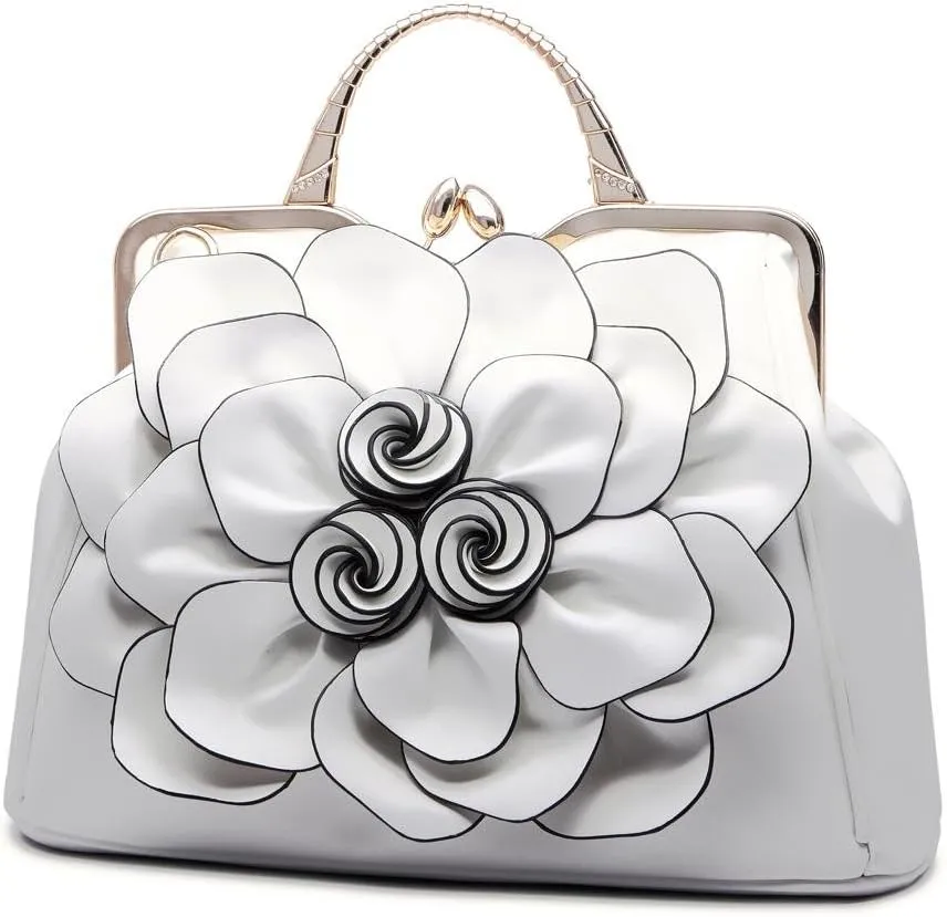 SUNROLAN Women's Evening Clutches Handbags Formal Party Wallets Wedding Purses Wristlets Ethnic Totes Satchel