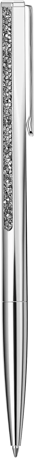 Swarovski Crystal Shimmer ballpoint pen, Silver tone, Chrome plated