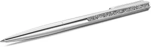 Swarovski Crystal Shimmer ballpoint pen, Silver tone, Chrome plated