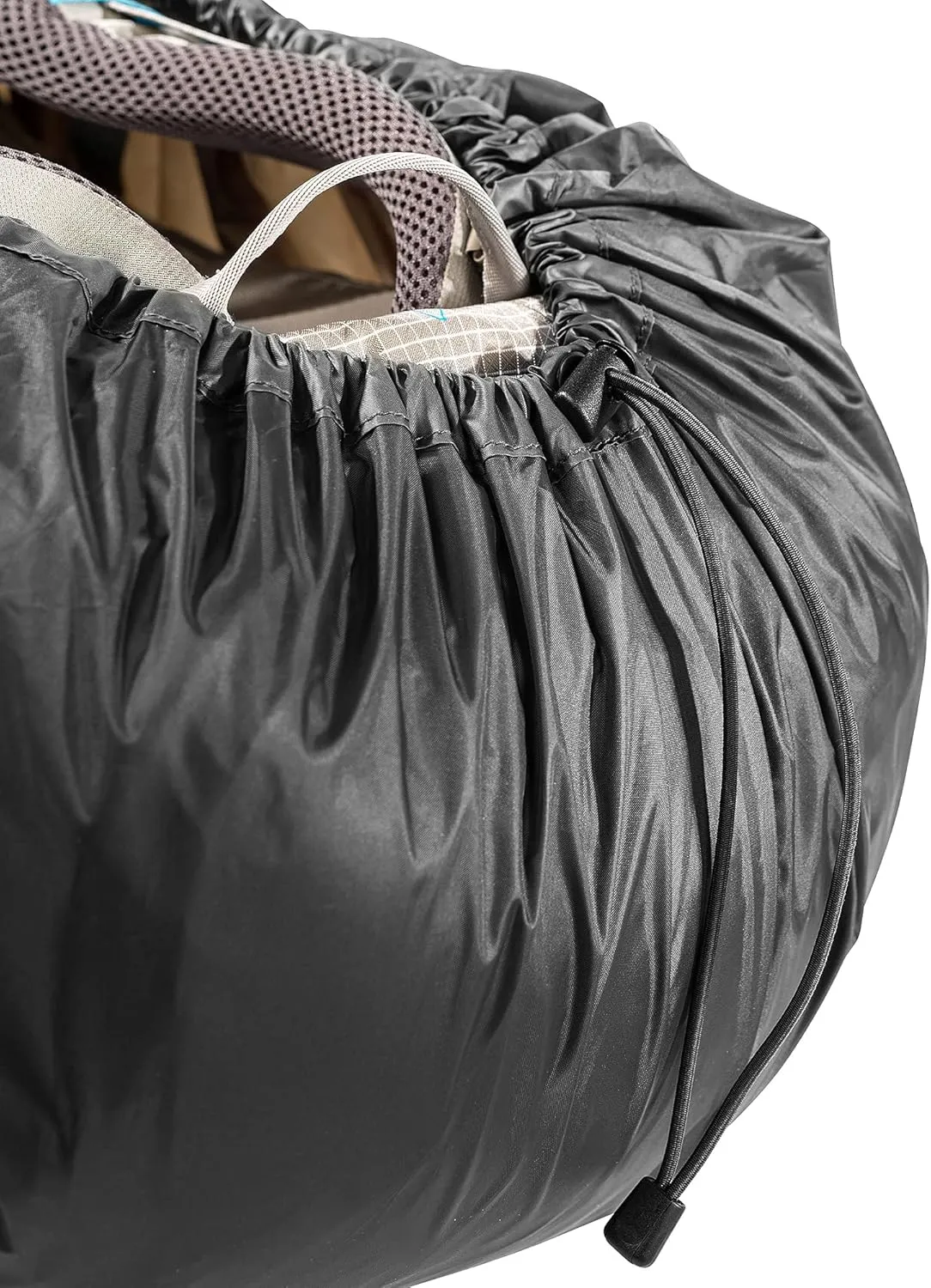 Tatonka Lightweight rain Cover for Backpacks of 40-55 litres Volume, Black, l