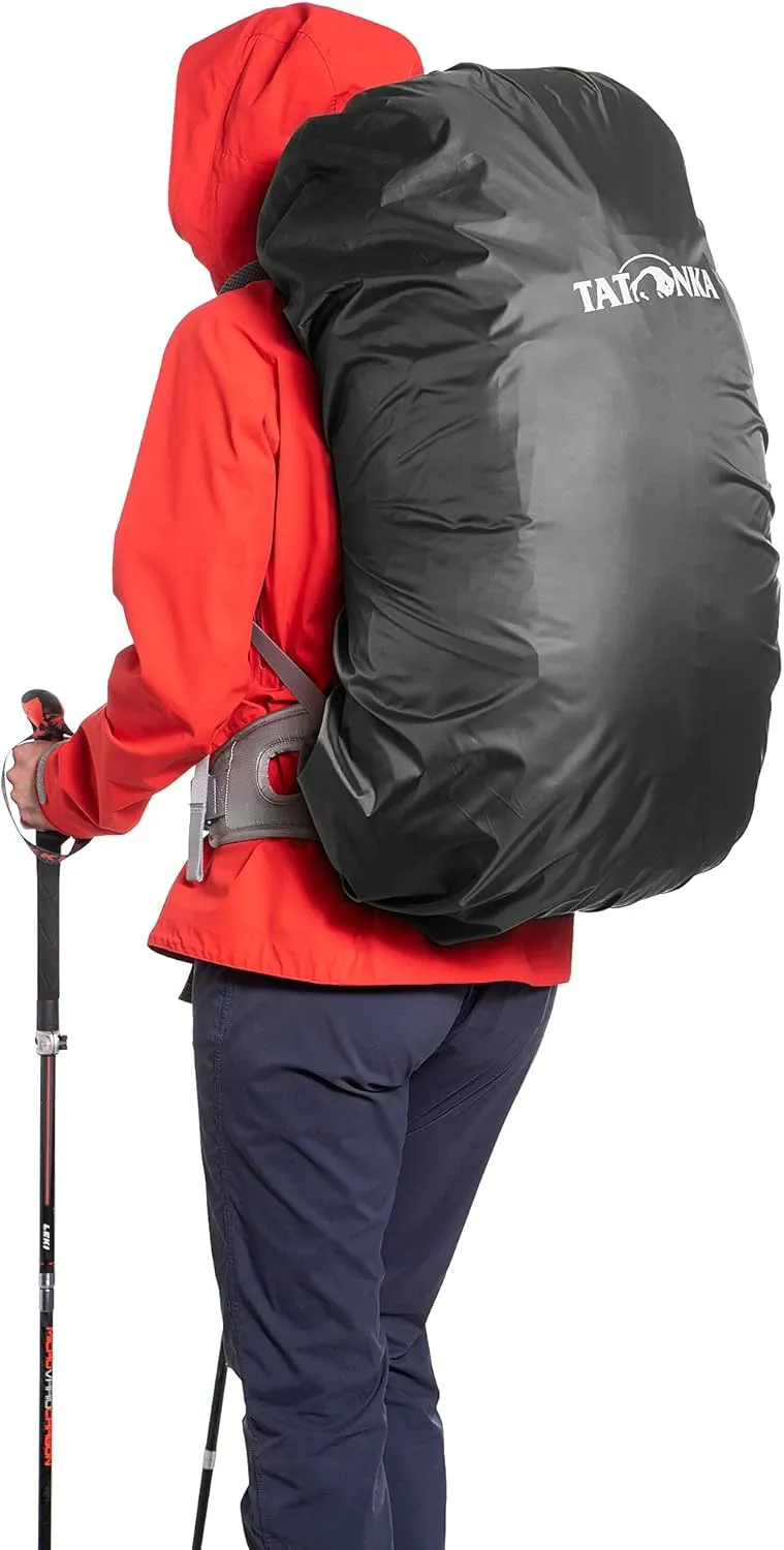 Tatonka Lightweight rain Cover for Backpacks of 40-55 litres Volume, Black, l