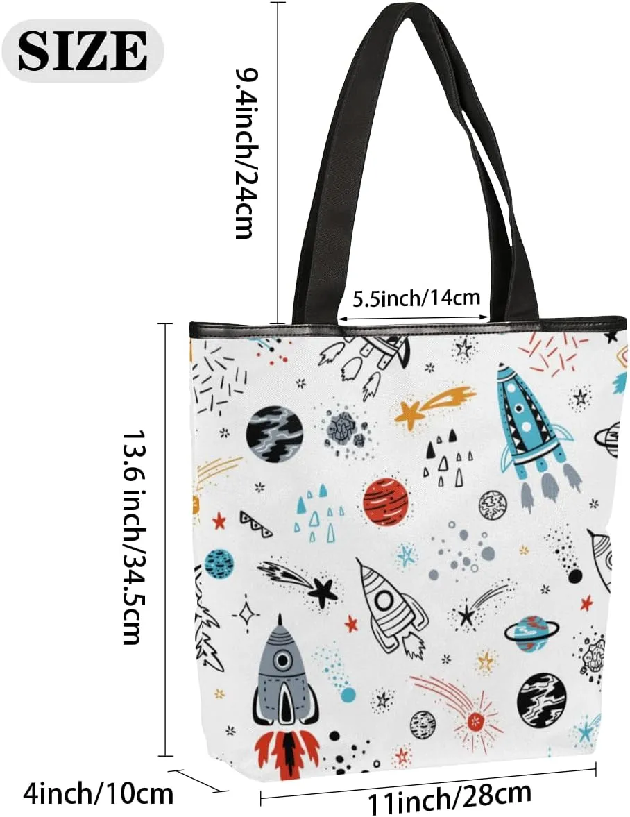 Tavisto Canvas Tote Bag,Soccer Shoes Grocery Shopping Bags 11"x13.6"x4" Durable
