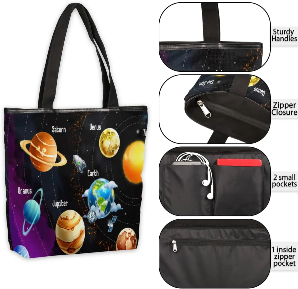 Tavisto Canvas Tote Bag,Soccer Shoes Grocery Shopping Bags 11"x13.6"x4" Durable