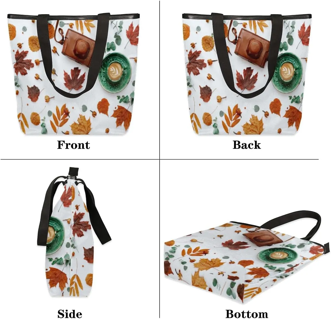 Tavisto Canvas Tote Bag,Soccer Shoes Grocery Shopping Bags 11"x13.6"x4" Durable