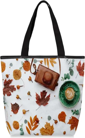 Tavisto Canvas Tote Bag,Soccer Shoes Grocery Shopping Bags 11"x13.6"x4" Durable