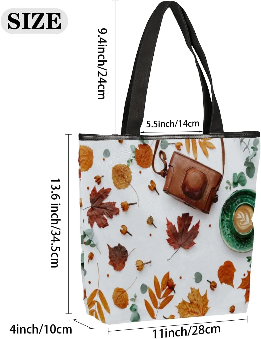 Tavisto Canvas Tote Bag,Soccer Shoes Grocery Shopping Bags 11"x13.6"x4" Durable