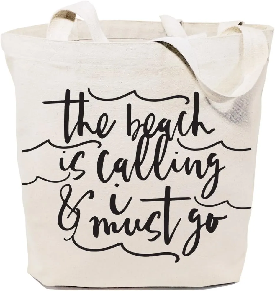 The Cotton & Canvas Co. Beach, Grocery, Farmers Market, Shopping and Travel Reusable Shoulder Tote and Handbag …