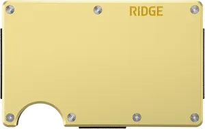 The Ridge Minimalist Slim Wallet For Women - RFID Blocking Front Pocket Credit Card Holder - Metal Wallet For women With Money Clip