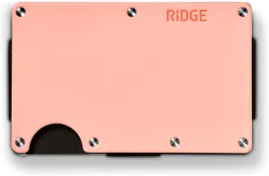 The Ridge Minimalist Slim Wallet For Women - RFID Blocking Front Pocket Credit Card Holder - Metal Wallet For women With Money Clip