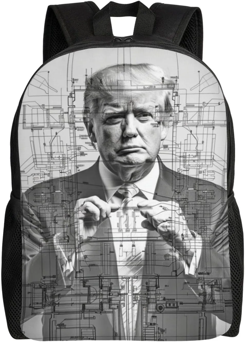 Thinking About Trump Backpack Waterproof Anti Theft Durable Light Laptop Bag Backpacks For Women Men Travel Gym Backpack