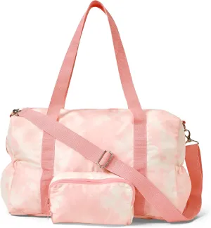THIRTY-ONE Gifts Packaway Duffle Bag, Foldable Travel Bag for Gym Essentials and Weekend or Overnight Trips