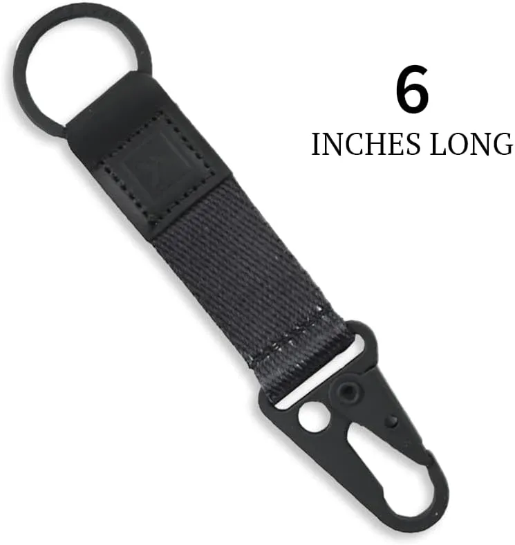 Thread Wallets Durable Keychain Hook Belt Clip - Compact Design