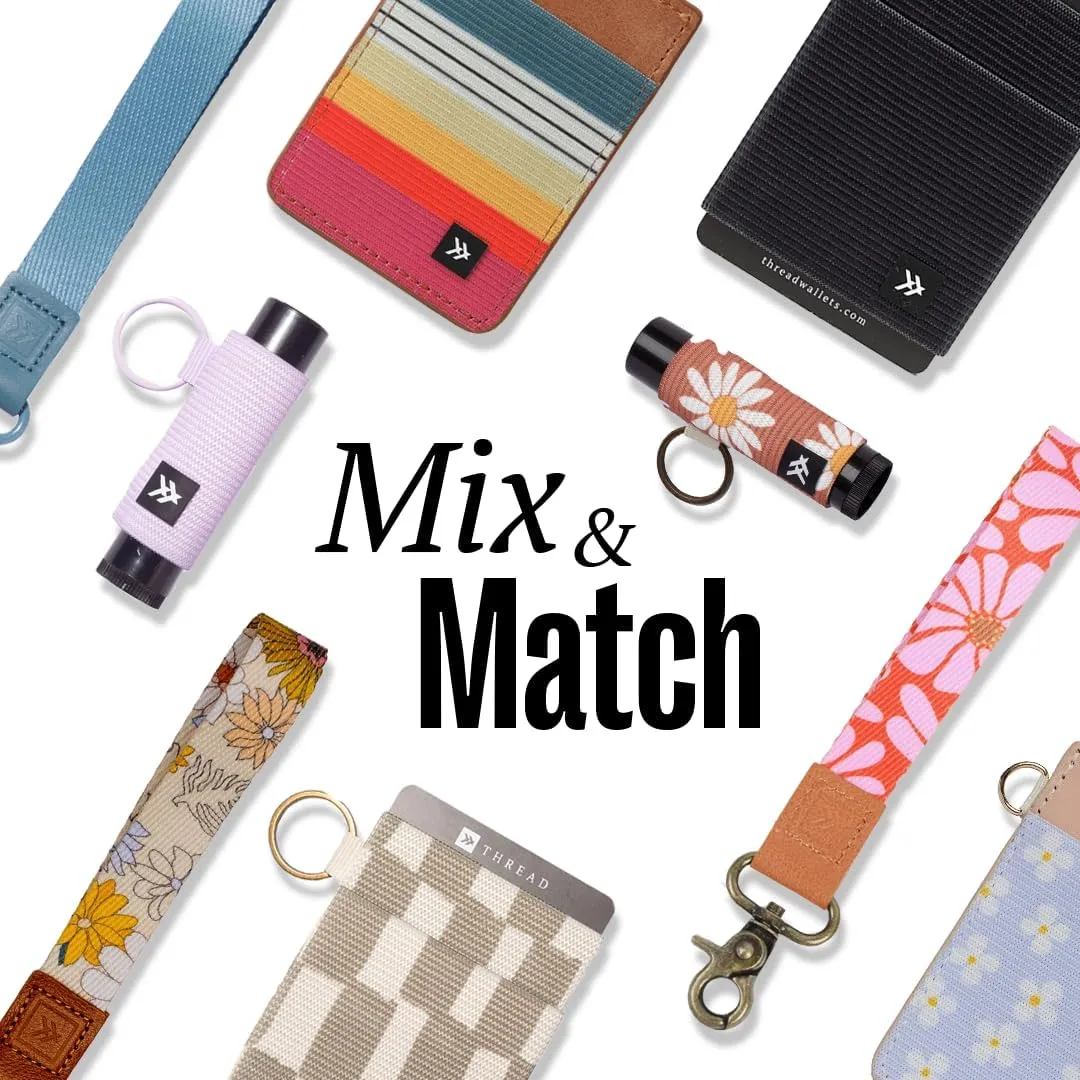 Thread Wallets Durable Keychain Hook Belt Clip - Compact Design