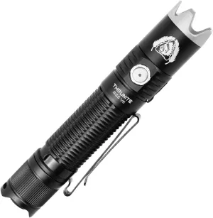 ThruNite BSS V6 Flashlight Black Scout Survival Customized Edition Max 2000 Lumens USB C Rechargeable EDC Flashlights (Black, Cool White)