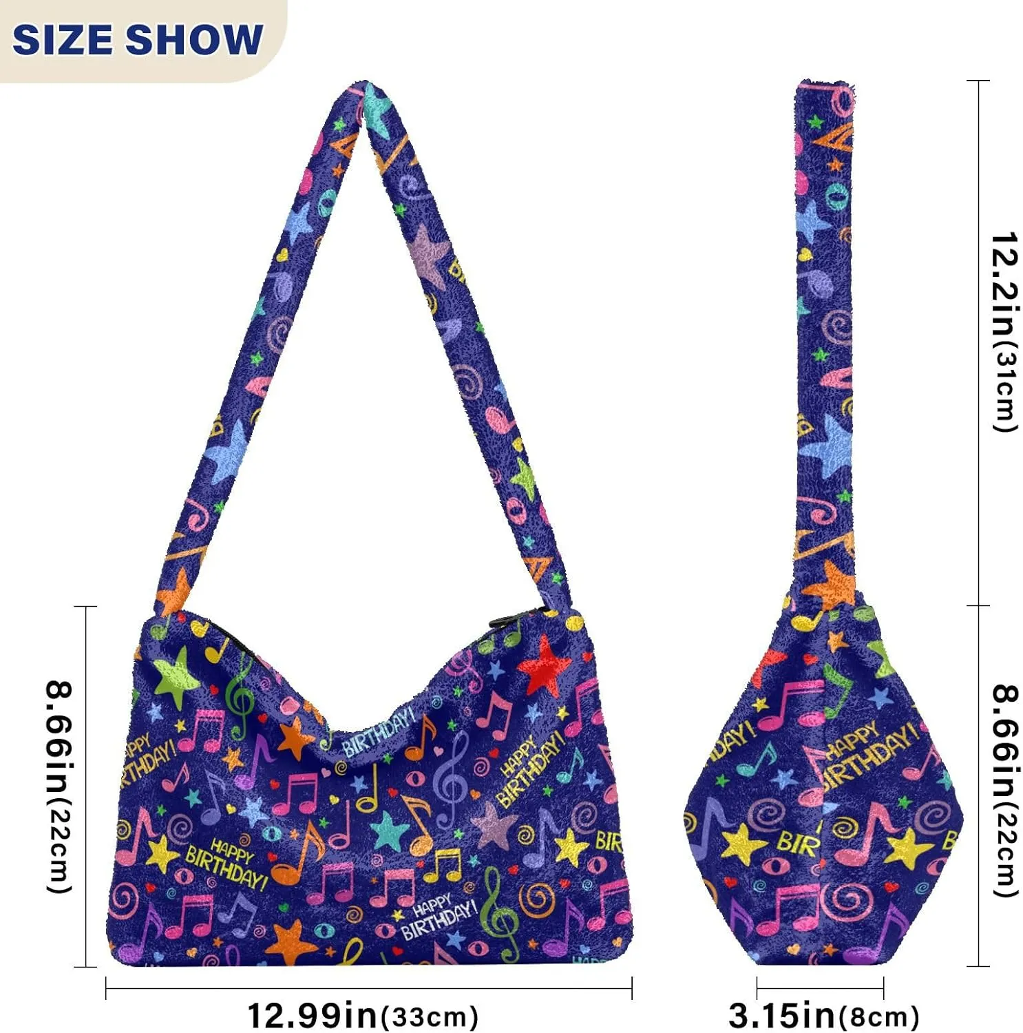 Tig Zebra Animal Print Women Shoulder Bag, Tote Shoulder Bag with Zipper, Tote Shoulder Bag with Zipper for Women