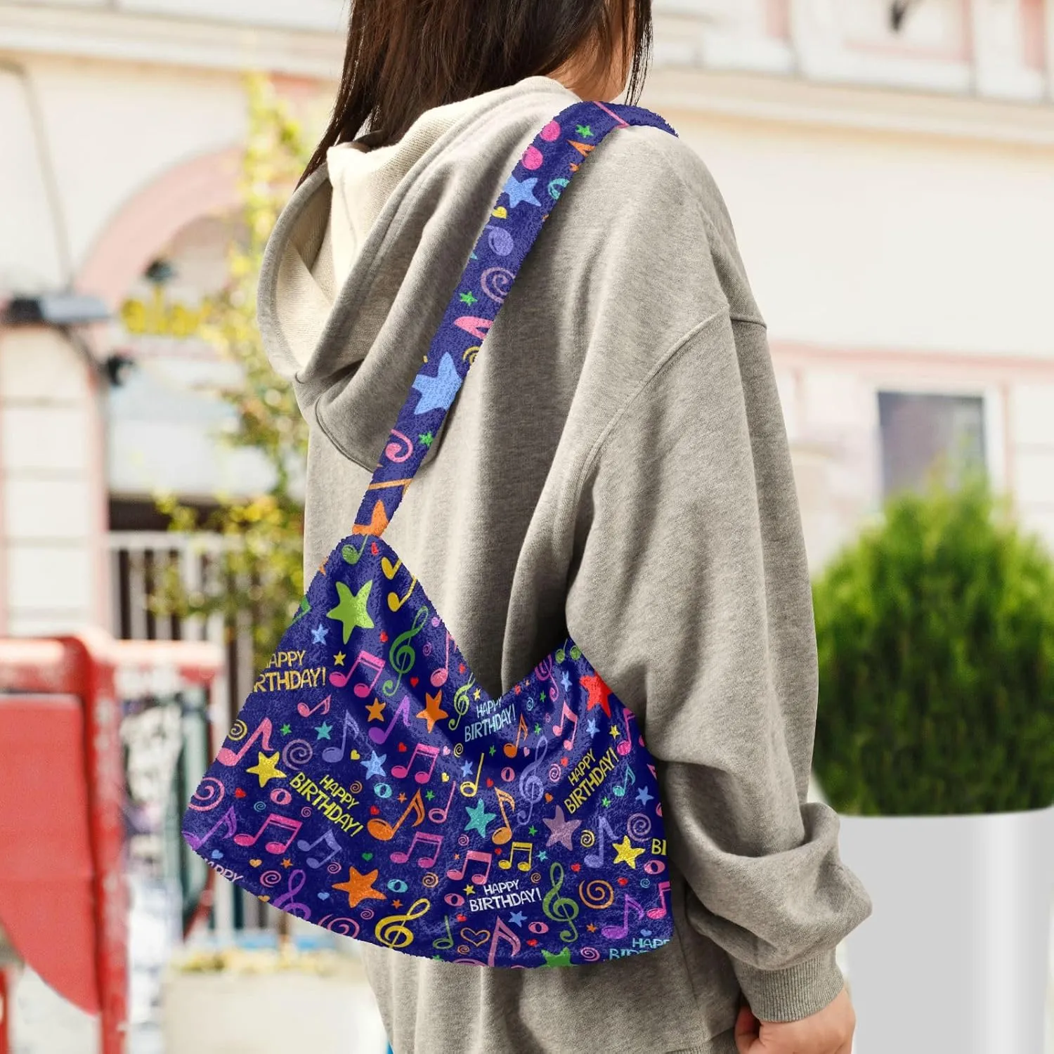 Tig Zebra Animal Print Women Shoulder Bag, Tote Shoulder Bag with Zipper, Tote Shoulder Bag with Zipper for Women