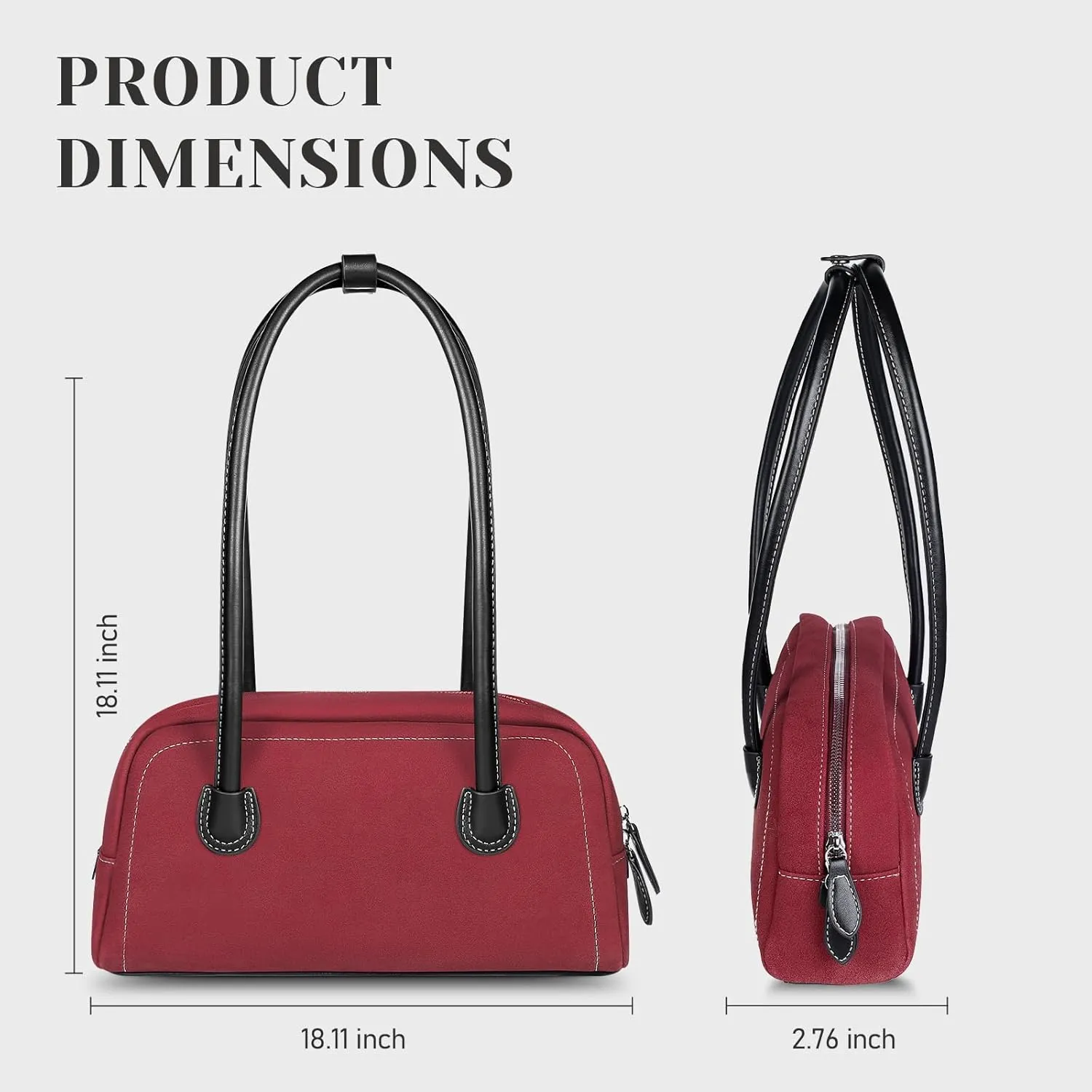 Top Handle Handbags for Women – Aesthetic Cute Purse, Trendy Vegan Leather Shoulder Bag, Stylish Women’s Handbag