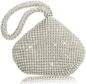 TOPCHANCES Women's Triangle Bling Clutch Purses and Handbags, Rhinestone Evening Bags and Clutches for Women Gilrs