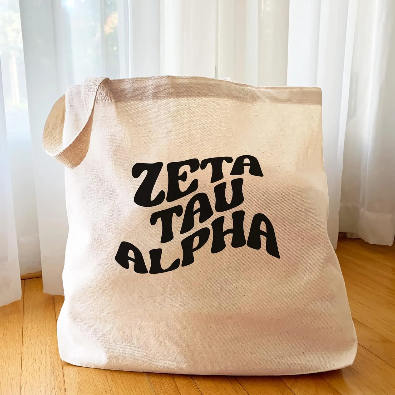 Tote Bag for Sorority - Mod Style Large Canvas Bag - Gifts for Women