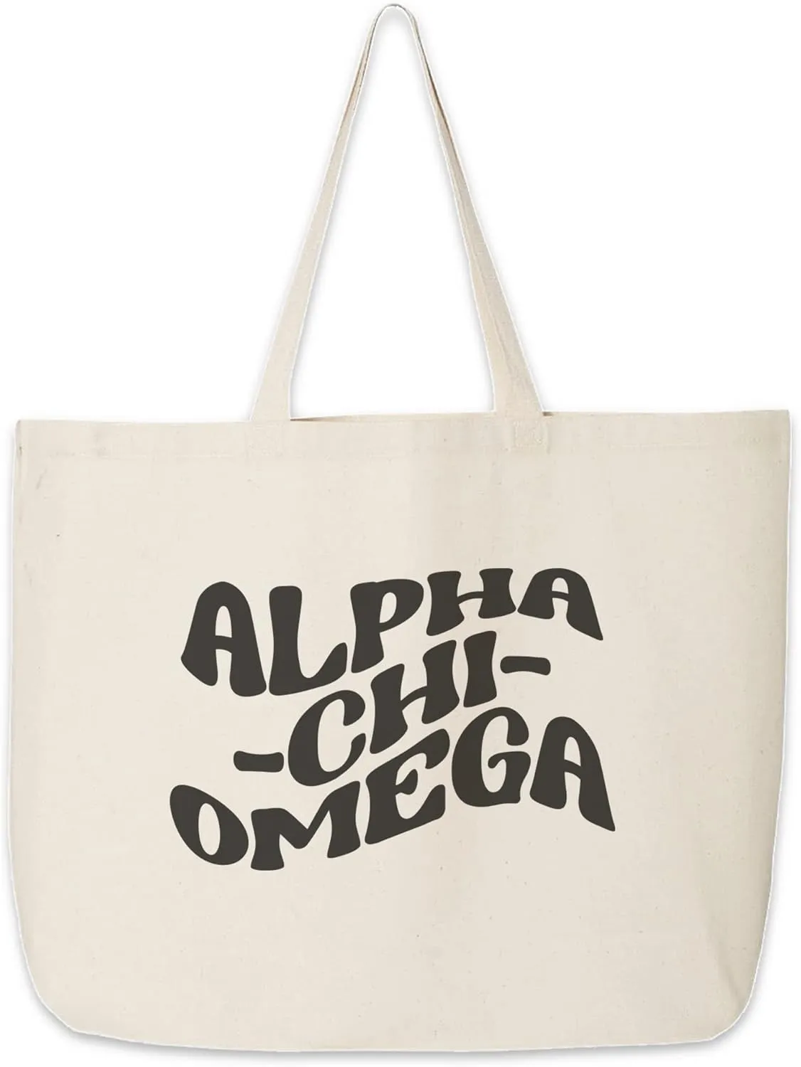 Tote Bag for Sorority - Mod Style Large Canvas Bag - Gifts for Women