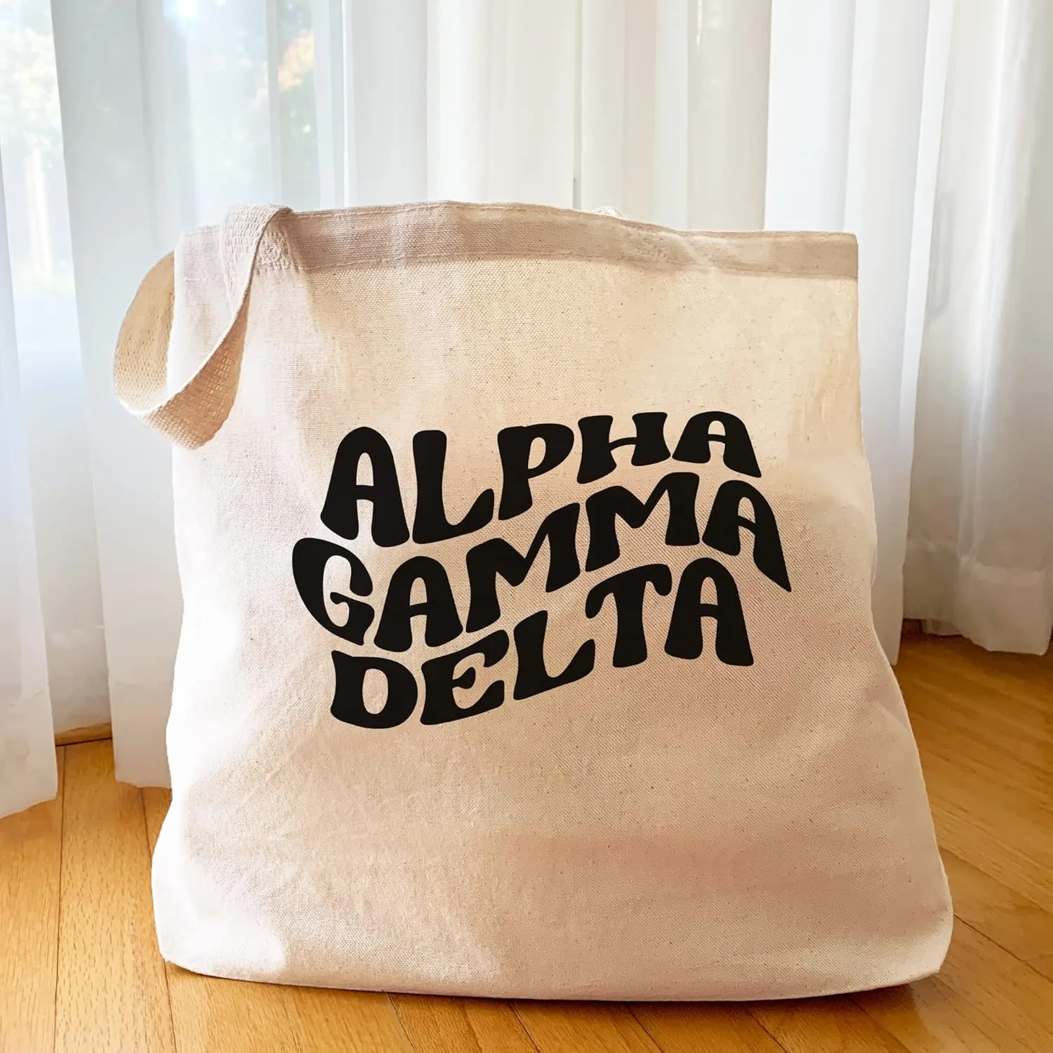 Tote Bag for Sorority - Mod Style Large Canvas Bag - Gifts for Women